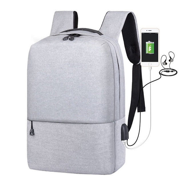 Business Men Bag Oxford Cloth Men Backpack USB Charger Laptop Bag Casual Travel Bag School Backpack Male Bag Sac A Dos Mochila