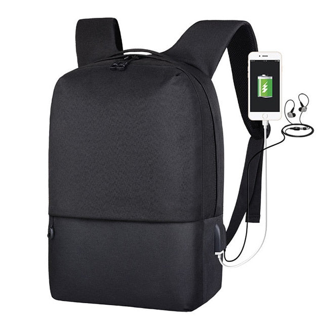 Business Men Bag Oxford Cloth Men Backpack USB Charger Laptop Bag Casual Travel Bag School Backpack Male Bag Sac A Dos Mochila