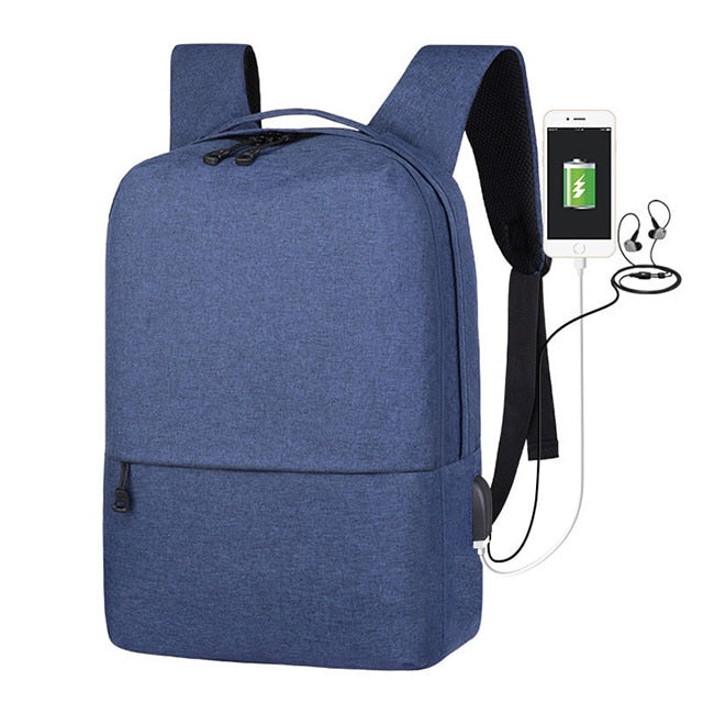 Business Men Bag Oxford Cloth Men Backpack USB Charger Laptop Bag Casual Travel Bag School Backpack Male Bag Sac A Dos Mochila