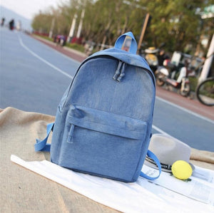 Wehyah Backpack Woman Bags for Women Laptop Backpack Men Bag Denim Rucksack Bookbag School Bags for Teenage Girls Bagpack ZY034