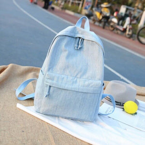 Wehyah Backpack Woman Bags for Women Laptop Backpack Men Bag Denim Rucksack Bookbag School Bags for Teenage Girls Bagpack ZY034
